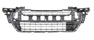 Fits Peugeot 308 2011-2013 Front Main Centre Grille Inner Black Closed Version - tradevehicleparts.co.uk