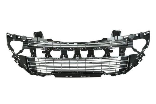 Fits Peugeot 308 Sport 2008-2011 Front Bumper Centre Grille Chrome & Black - image 2