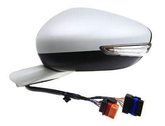 Peugeot 508 2011-2014 Door Mirror Electric Heated Power Fold Indicator Lamp Primed Cover Passenger Side