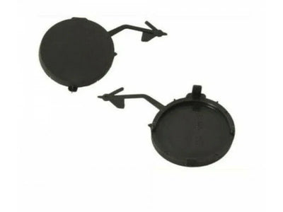 Fits Peugeot 207 2006-2012 Rear Bumper Towing Eye Cover Black Fits All Models - tradevehicleparts.co.uk