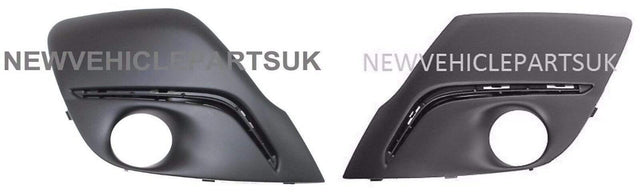 Fits Peugeot 107 2012- Front Bumper Fog Grille No Led Seat Pair Left & Right - image 2