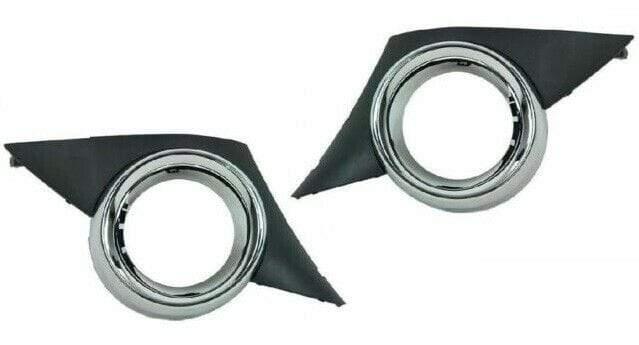 Fits Peugeot 207 2006-2009 Sport Bumper B556 Fog Grille Chrome Surround Pair Left & Right - image 2