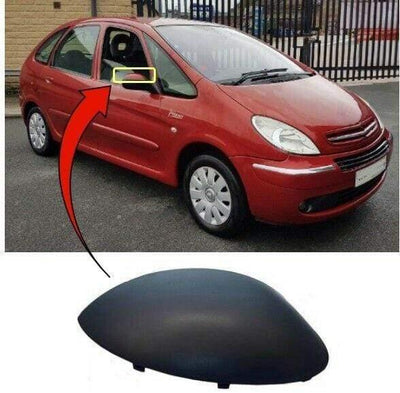 Fits Citroen Xsara Picasso 2000-2010 Door Wing Mirror Cover Primed Driver Side - tradevehicleparts.co.uk