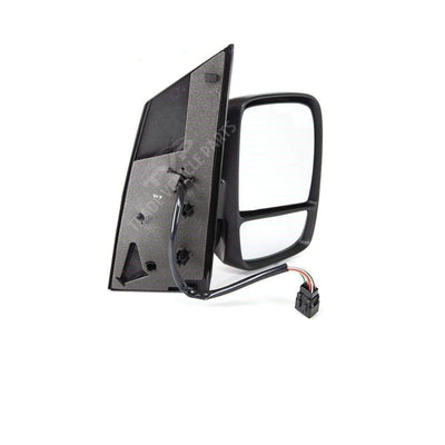 Fits Fiat Scudo 2007-2016 Door Wing Mirror Heated Electric Black Driver Side - tradevehicleparts.co.uk