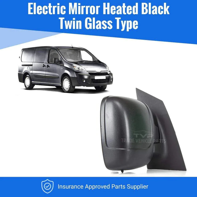 Fits Toyota Pro Ace 2013-2016 Door Wing Mirror Heated Electric Black Driver Side - image 2