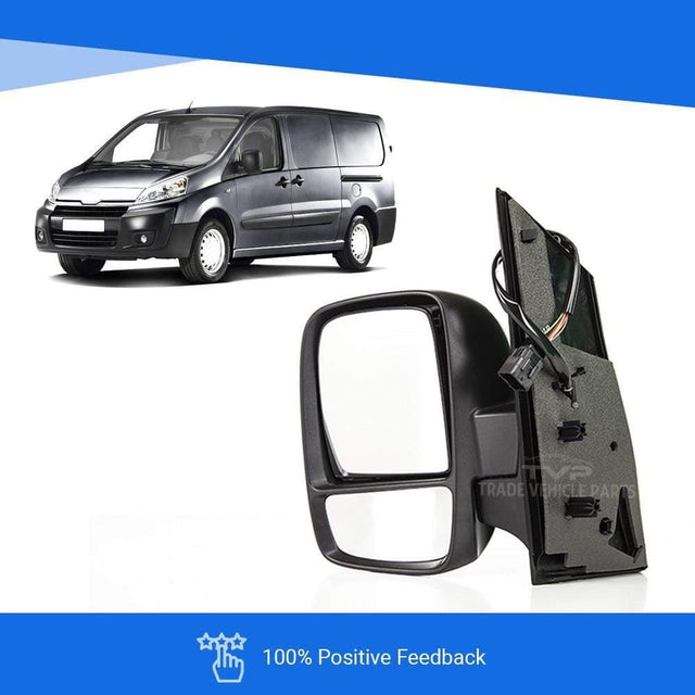 Fits Toyota Proace 2013-2016 Door Wing Mirror Electric Heated Black Left Side - image 5