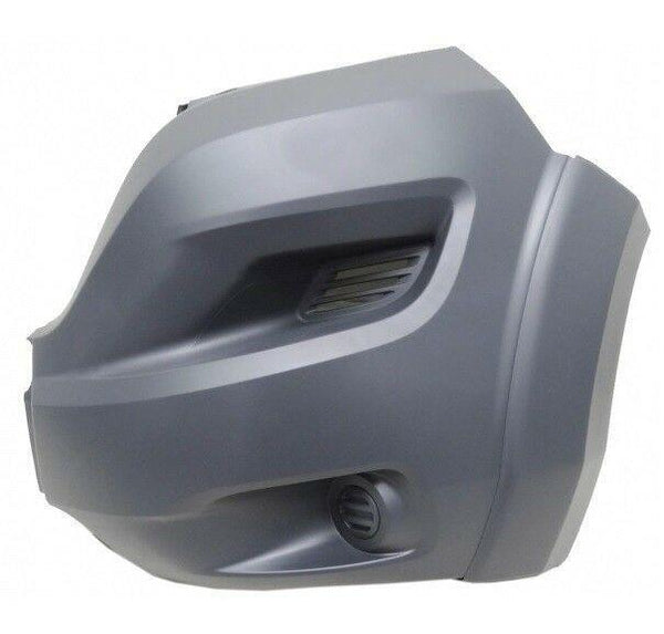 Fits Peugeot Boxer 2014- Front Bumper Corner Left Side Lwb With Moulding No Fog Hole