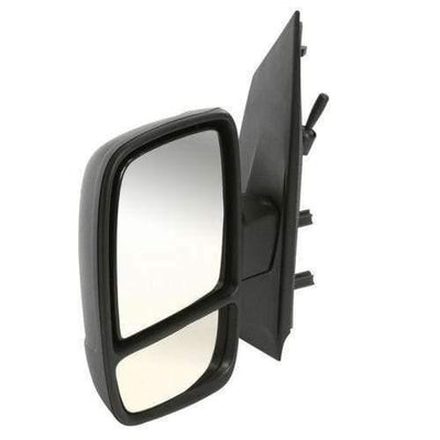 Fits Fiat Scudo 2007- 2016 Door Wing Mirror (Twin Glass) Manual Black Passenger Side - tradevehicleparts.co.uk