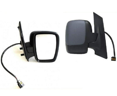 Fits Peugeot Expert 2007-2016 Door Wing Mirror E/H Power Fold Primed Single Right - tradevehicleparts.co.uk