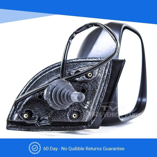 Fits Citroen Berlingo 2012- Door Wing Mirror Manual Mat Black Temp Sensor Driver Side 2Pin - image 7
