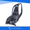 Fits Peugeot Partner 2012- Door Wing Mirror Manual Mat Black Temp Sensor Driver Side 2Pin thumbnail