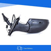 Fits Peugeot Partner 2012- Door Wing Mirror Manual Mat Black Temp Sensor Driver Side 2Pin thumbnail