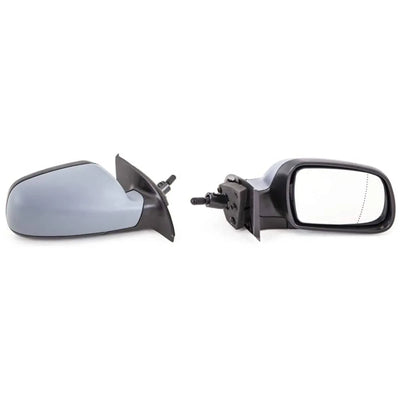 Fits Peugeot 307 Hatchback 2001-2007 Door Wing Mirror Manual Primed Driver Side - tradevehicleparts.co.uk