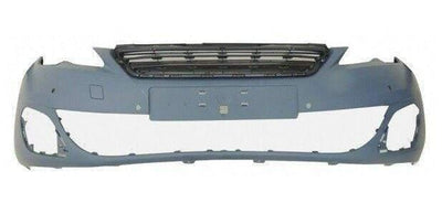 Fits Peugeot 308 Hb 2014-2017 Front Bumper Primed With Sensor Holes Allure And Gt - tradevehicleparts.co.uk