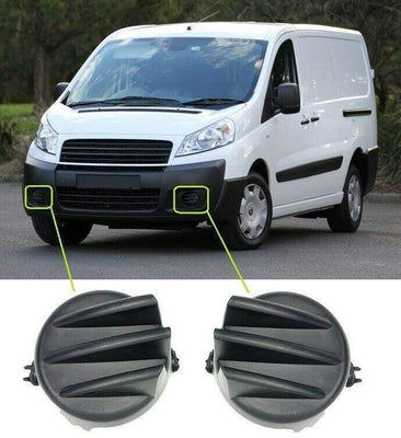 Fits Fiat Scudo 2007-2016 Front Bumper Fog Lamp Cover Pair Left And Right Side - tradevehicleparts.co.uk