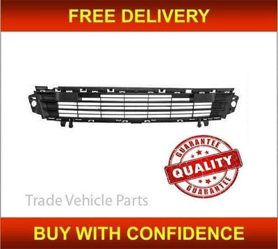 Fits Citroen Berlingo 2015-2018 Front Lower Centre Bumper Grille No Sensor Holes - tradevehicleparts.co.uk