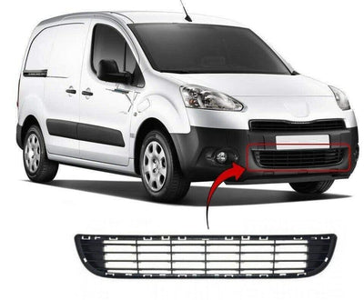 Fits Peugeot Partner 2008-2012 Front Lower Centre Bumper Grille - tradevehicleparts.co.uk