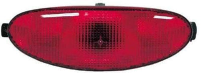 Fits Peugeot 206 Cabriolet 2001-2007 Rear Fog Light Lamp Red Lens - tradevehicleparts.co.uk