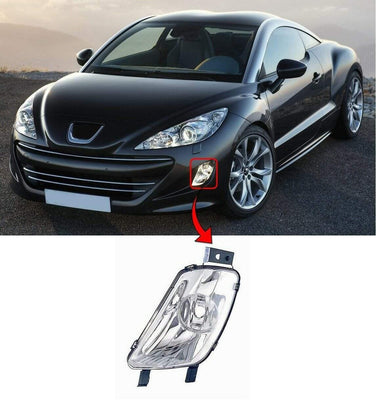 Fits Peugeot Rcz 2010-2013 Fog Light Lamp Passenger Side Lh No Motor - tradevehicleparts.co.uk
