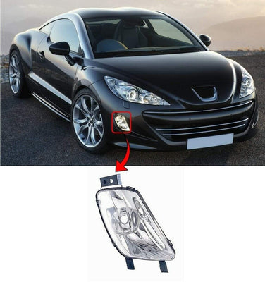 Fits Peugeot Rcz 2010-2013 Fog Light Lamp Driver Side Rh No Motor - tradevehicleparts.co.uk
