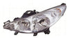 Fits Peugeot 207 2006-2012 Headlamp Headlight Electric W/Motor Passenger Side Est & Saloon thumbnail