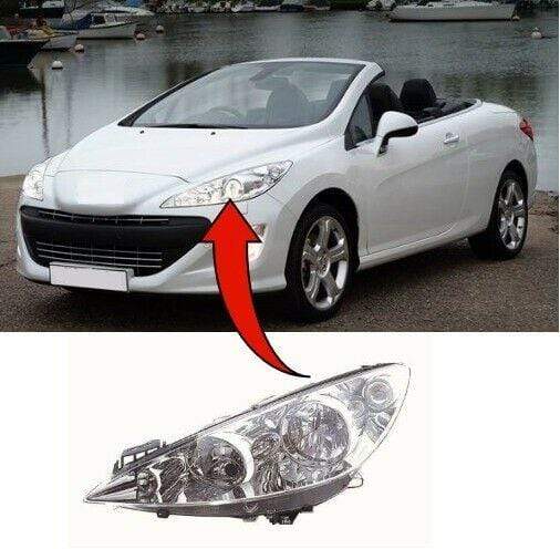 PG8036C Peugeot 308 Cabriolet 2007-2011 Headlamp Headlight W/Motor Passenger Side