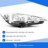 Fits Peugeot 308 Cabriolet 2007-2011 Headlamp Headlight With Motor Driver Side thumbnail