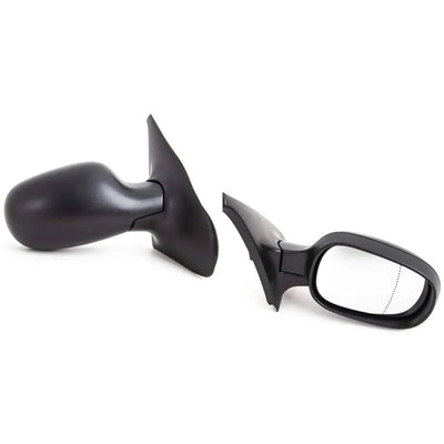 Fits Renault Clio 1998-2005 Door Wing Mirror Electric Heated Black Textured Driver Side - tradevehicleparts.co.uk
