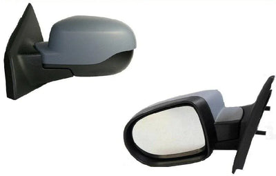 Fits Renault Clio 2009-2012 Door Wing Mirror Electric Heated Primed Passenger Side - tradevehicleparts.co.uk