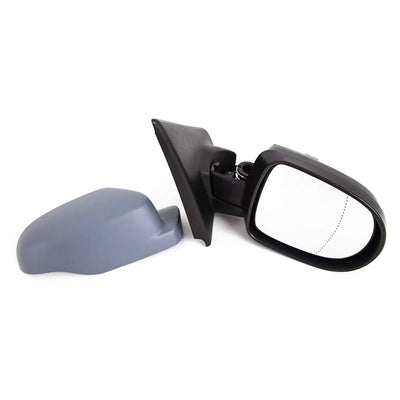 Fits Renault Clio 2009-2012 Door Wing Mirror Electric Heated Temp Sensor Primed Driver Side - tradevehicleparts.co.uk