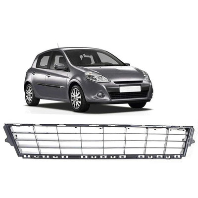 Fits Renault Clio 2009-2012 Front Centre Bumper Grille Outer 15In Wheel - tradevehicleparts.co.uk