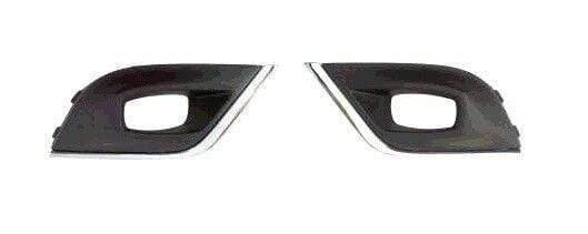 Fits Renault Clio 2016- Front Bumper Grille Set Mat Black With Chrome Moulding - image 2