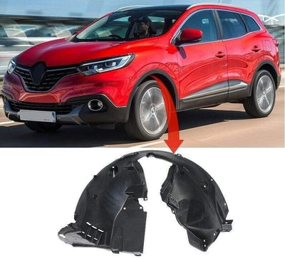 Fits Renault Kadjar 2015- Front Wing Splash Guard Arch Liner Passenger Side - tradevehicleparts.co.uk