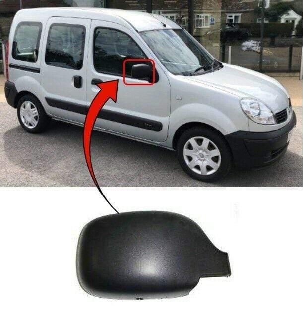 Fits Renault Kangoo 2003-2008 Door Wing Mirror Cover Black Driver Side Right  - image 2
