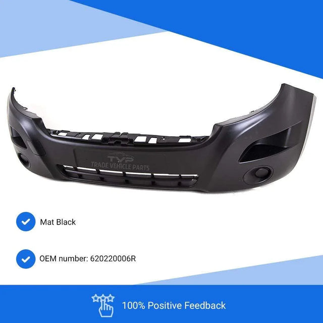 Fits Renault Master 2010- Front Bumper Mat-Black - image 3