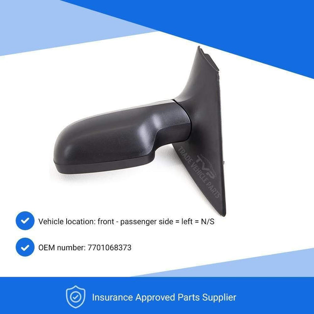 Fits Renault Megane 2003-2009 Door Wing Mirror Heated Electric Textured Passenger Side - image 3