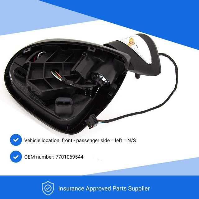 Fits Renault Modus 2008-2011 Door Wing Mirror E/H Indicator Primed Left - image 3