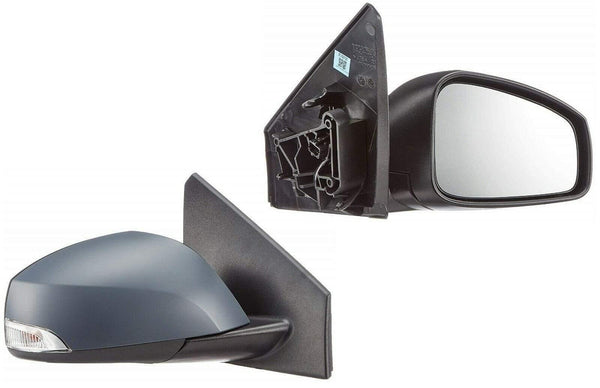 Fits Renault Megane 2008-2013 Door Mirror Heated Electric Primed With Indicator Left