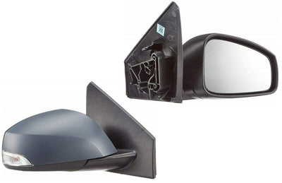 Fits Renault Megane 2008-2013 Door Mirror Heated Electric Primed With Indicator Left - tradevehicleparts.co.uk