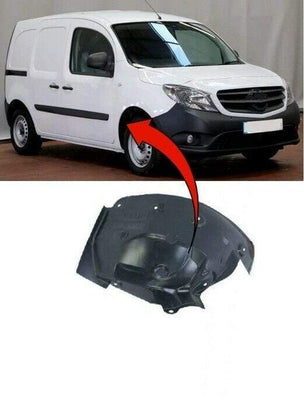 Fits Mercedes Citan 2013-2021 Front Wing Arch Liner Splash Guard Rear Section Right Side - tradevehicleparts.co.uk