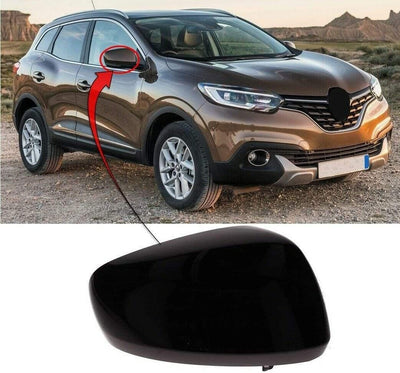Fits Renault Kadjar 2015-2018 Door Wing Mirror Cover Primed Driver Side - tradevehicleparts.co.uk