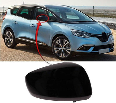 Fits Renault Grand Scenic 2016- Door Wing Mirror Cover Primed Driver Side - tradevehicleparts.co.uk