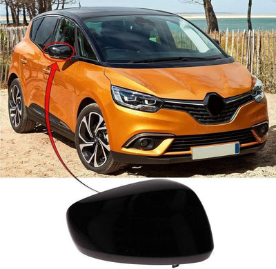 Fits Renault Scenic 2016- Door Wing Mirror Cover Primed Driver Side - tradevehicleparts.co.uk
