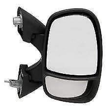 Fits Nissan Primastar 2002-2014 Door Wing Mirror Manual Black Driver Side - image 3