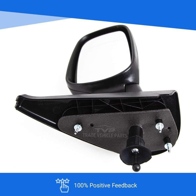 Fits Renault Kangoo 2003-2009 Door Wing Mirror Manual Black Textured Driver Side - image 5