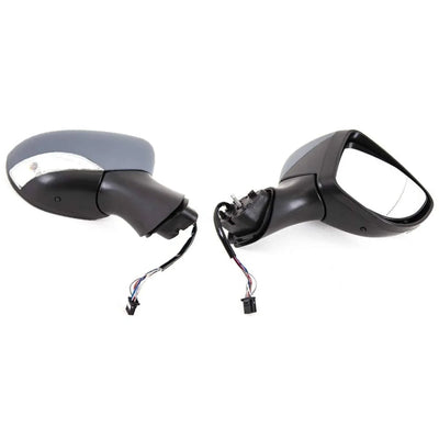 Fits Renault Clio 2013- Door Wing Mirror Electric Heated Temp Sensor Primed Driver Side - tradevehicleparts.co.uk