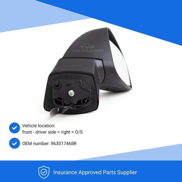 Fits Renault Grand Scenic 2009-2016 Door Wing Mirror E/H Power Fold Primed Right - image 3