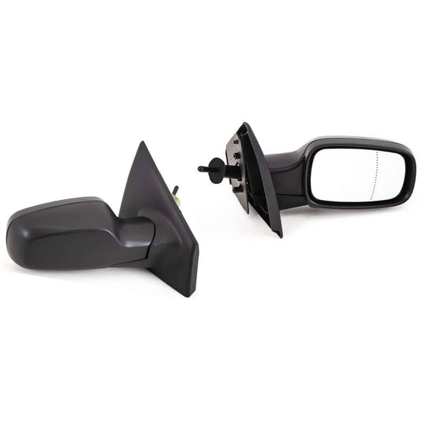 Fits Renault Clio 2005-2009 Door Wing Mirror Manual Textured T. Sensor Driver Side