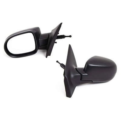 Fits Renault Clio 2009-2012 Door Wing Mirror Manual Textured Passenger Side - tradevehicleparts.co.uk