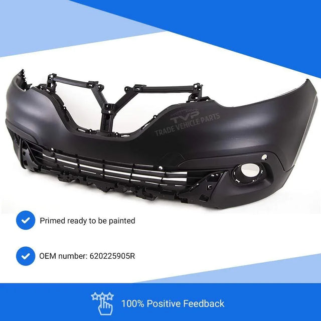 Fits Renault Kadjar 2015-2018 Front Bumper With Pdc Primed - image 3